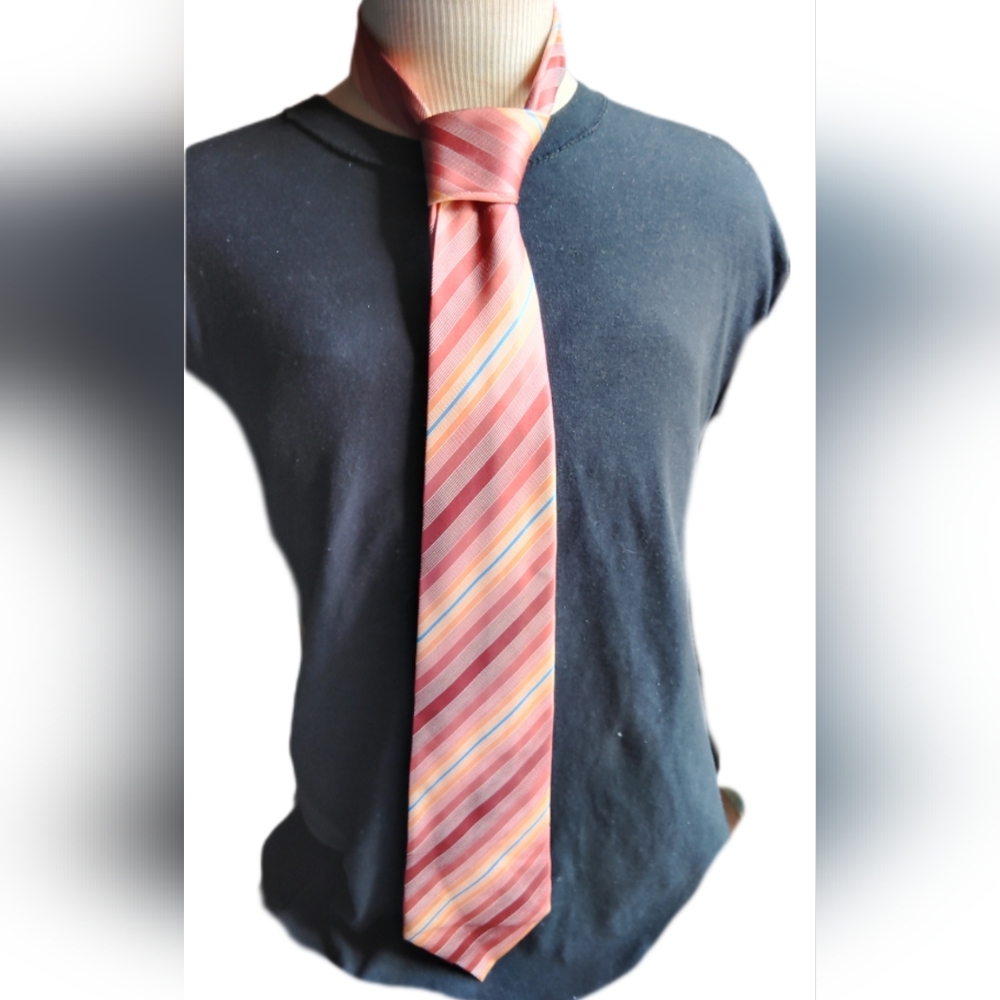 GEOFFREY BEENE British regimental striped tie